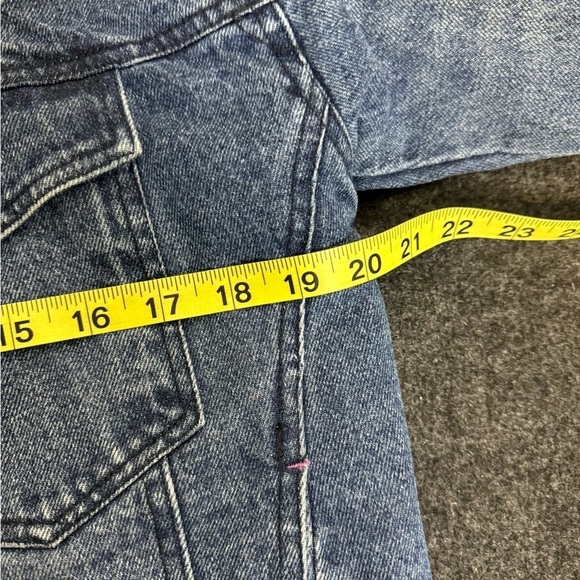 ANTHRO PILCRO Sherpa trimmed denim jacket XS - Picture 10 of 12